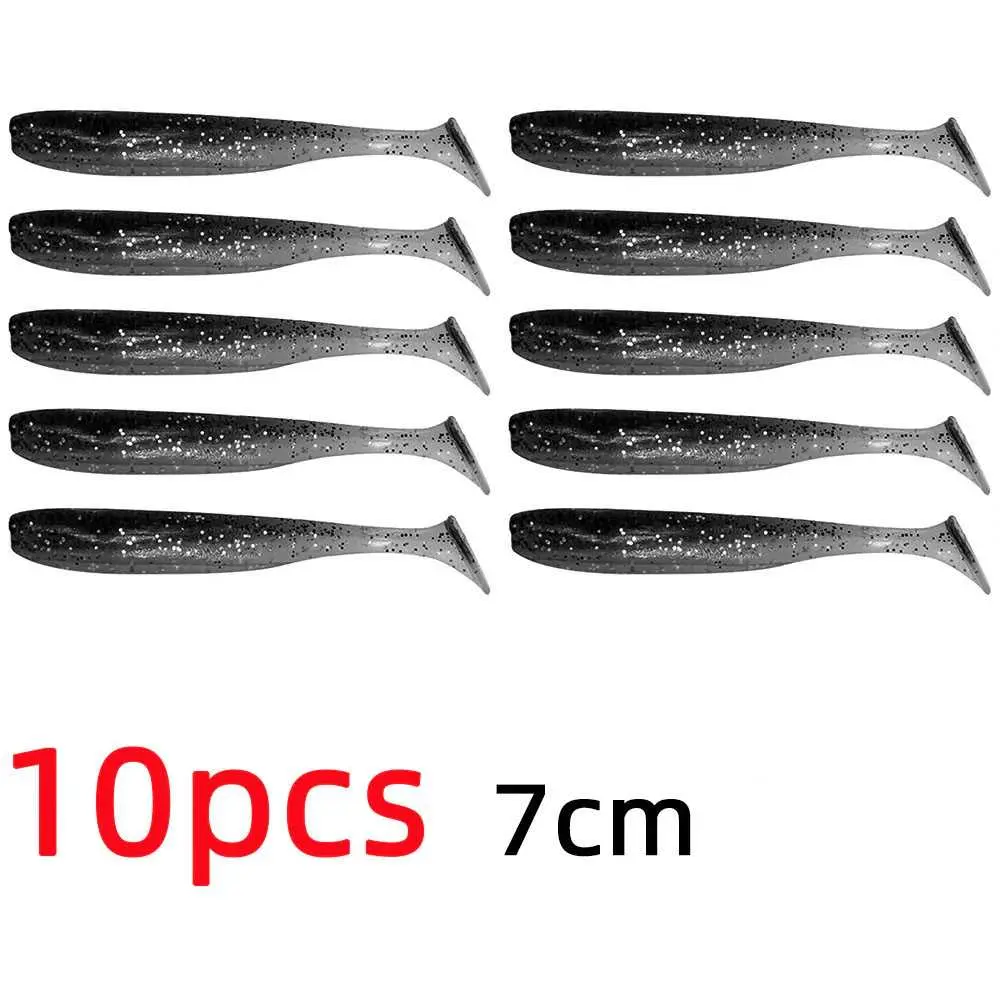 Burle Umpan Pancing Ikan Flashing Jig Sea Lure Bait 7 cm 10 PCS - L72