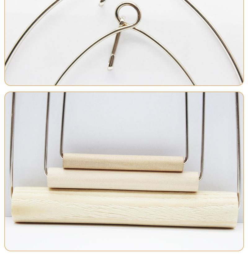 Product Introduction of Natural wooden pet bird U-shaped perch swing 13