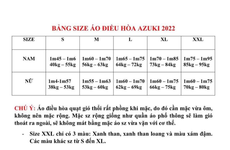 Product Introduction of Bộ phụ kiện Azuki EX9, quạt 21V siêu mạnh, chạy đk liên tục từ 11-20h, sạc nhanh 5h. Bảo hành 12 tháng (không bao gồm áo) 0