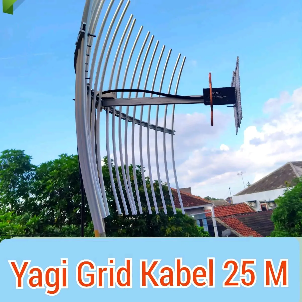 ANTENA YAGI GRID MODEM,MIFI,ROUTER,HP (KABEL 25M) 3G 4G Sinyal