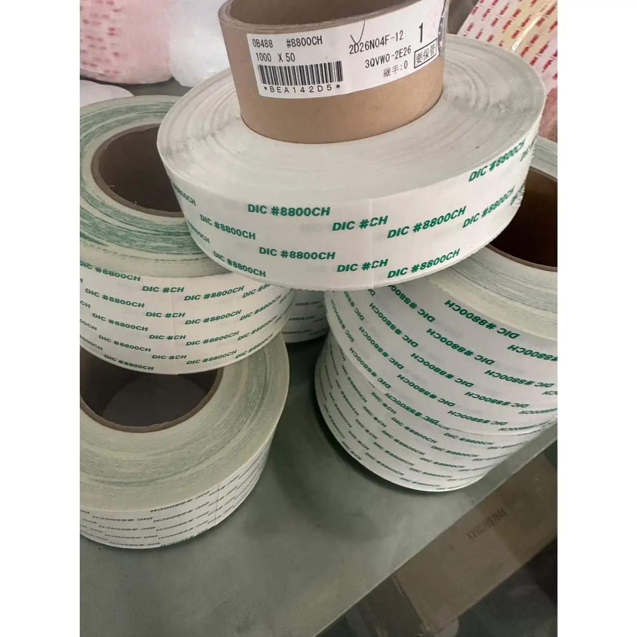 Dic8800ch Strong Adhesive Double-Sided Adhesive Hardware Oil Injection Electroplating High Temperature Resistant Stickers LED Light Strip Lighting Fixing Adhesive