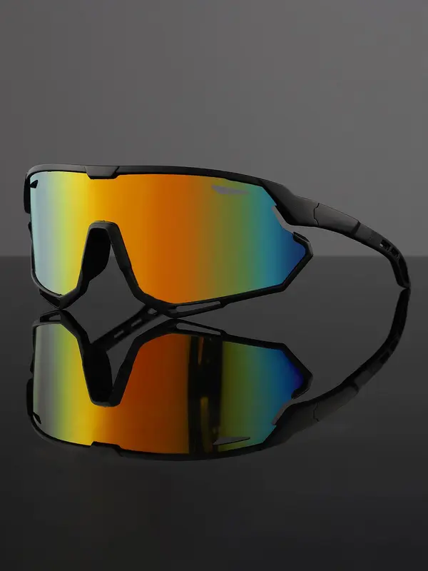 Outdoor Sports Hollow Out Cycling Glasses, UV400 Anti-UV Sports Sunglasses, Windproof & Dustproof Sports Sunglasses for Men & Women 1