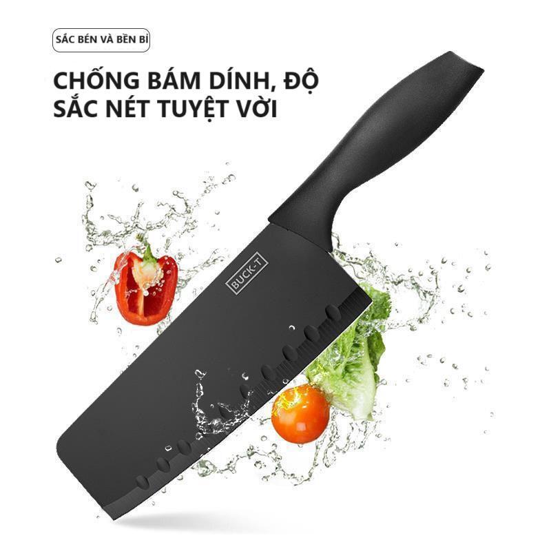 Product Introduction of Bộ Dao Nhật 7 Món, Sắc Bén,Thép Không Gỉ Cao Cấp, Có Kèm Thớt Và Hộp Đựng 24