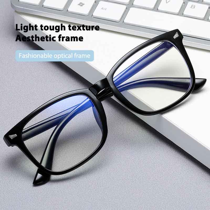 Product Introduction of COD【ALUCKY】Anti-blue Light Glasses Men Women Optical Glasses Computer Eye Protection Retro Frame Square Frame Unisex Square Anti Radiation Eyeglasses ComputerGlasses Replaceable Lens For Men and WomenEyewear 22