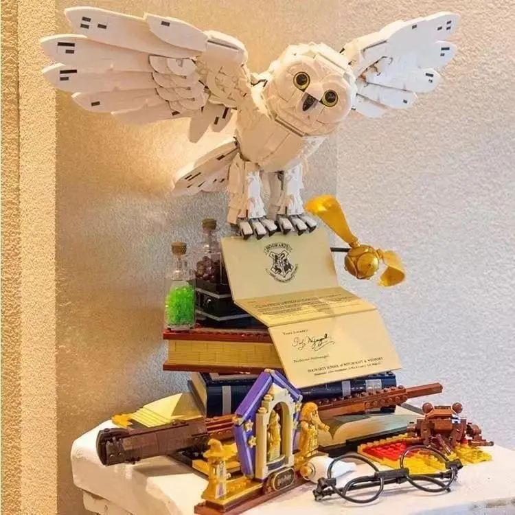Khối Xây Dựng Tương Thích Với Lego, Chủ Đề Harry Potter, Cú Heidewei Lớn, Đồ Chơi Lắp Ráp, Quà Tặng Bé Trai Xếp Hình Bộ Lắp Ráp Toy Tháo Lắp 2