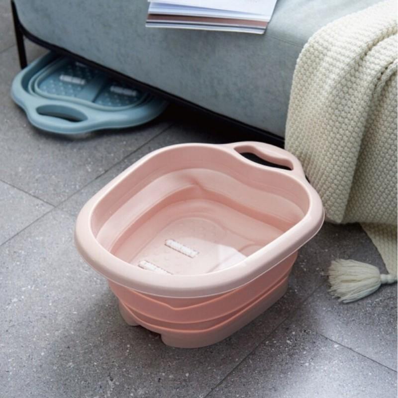 SG Foldable Foot Basin Foot Spa Massage Basin Folding Basin Healthy Foot Relaxing Leg n Foot HOMELY Bath Plastic 3