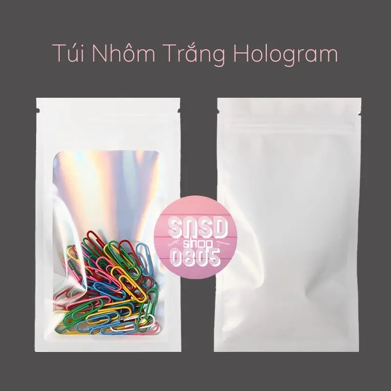 [SS originality]  (Nhiều Size - Mẫu) Túi Zip Hologram Nhiều Màu, Màu Pastel Macaron, Phong Bì, Đồ Gói Photocard, Postcard, Polaroid, Túi Gói Trang Sức 7