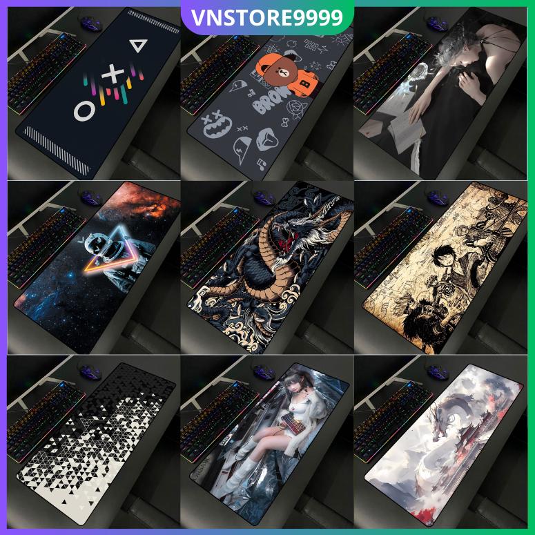 Miếng lót chuột cỡ lớn 90x40, 80x30, 70x30, 60x30,25x30 pad chuột nhiều mẫu mã đa đạng dùng cho giải trí, học tập, chơi game, văn phòng