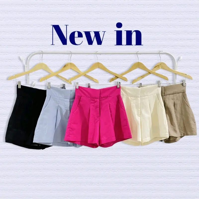 Yuna Highwaist Pants - Celana Pendek Polos