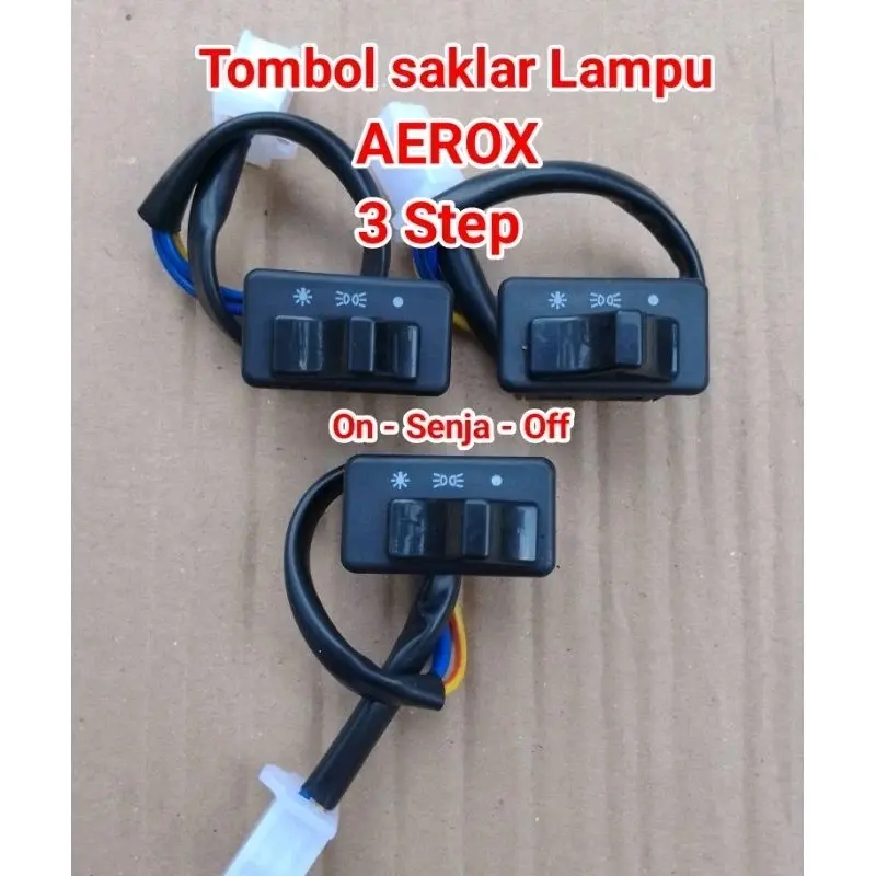 Switch Saklar Aerox NVX 155 3titik Off Senja On