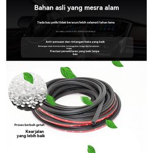5m Autodoor Self-Adhesive Sealing Strip (Soundproof & Dustproof + Windproof & Noise-Reducing) Hardware
