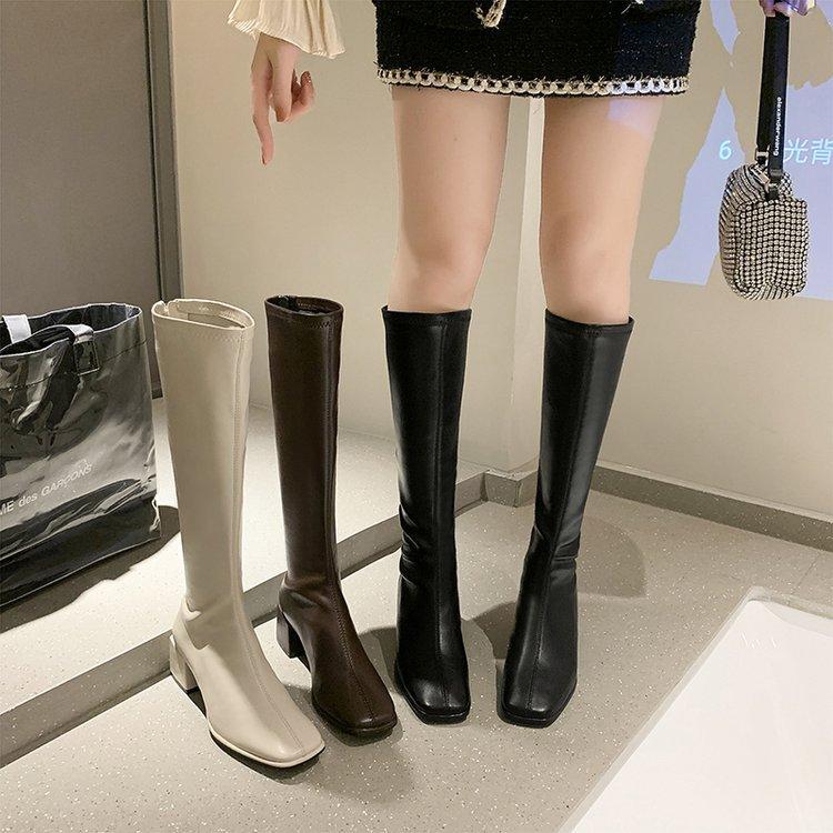 Boot đùi độn đế tăng chiều cao 6cm, Boots đùi nữ siêu tôn dáng MSP 1801 GH Bốt GiàY Cổ Cao Shoes Women