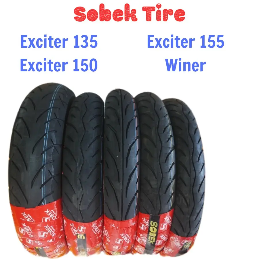 1 Vỏ lẻ trước / sau  dành cho xe Exciter , Winer thương hiệu Sobek , bám đường tốt , độ bền cao. Phụ Tùng
