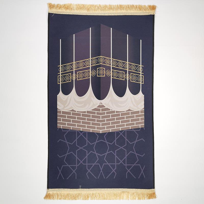 Product Introduction of Wholesale Square Solid Color Carpet Crystal Velvet Felt Thick Short Pile Printed Soft Tassel Non-Slip Floor Mat 7