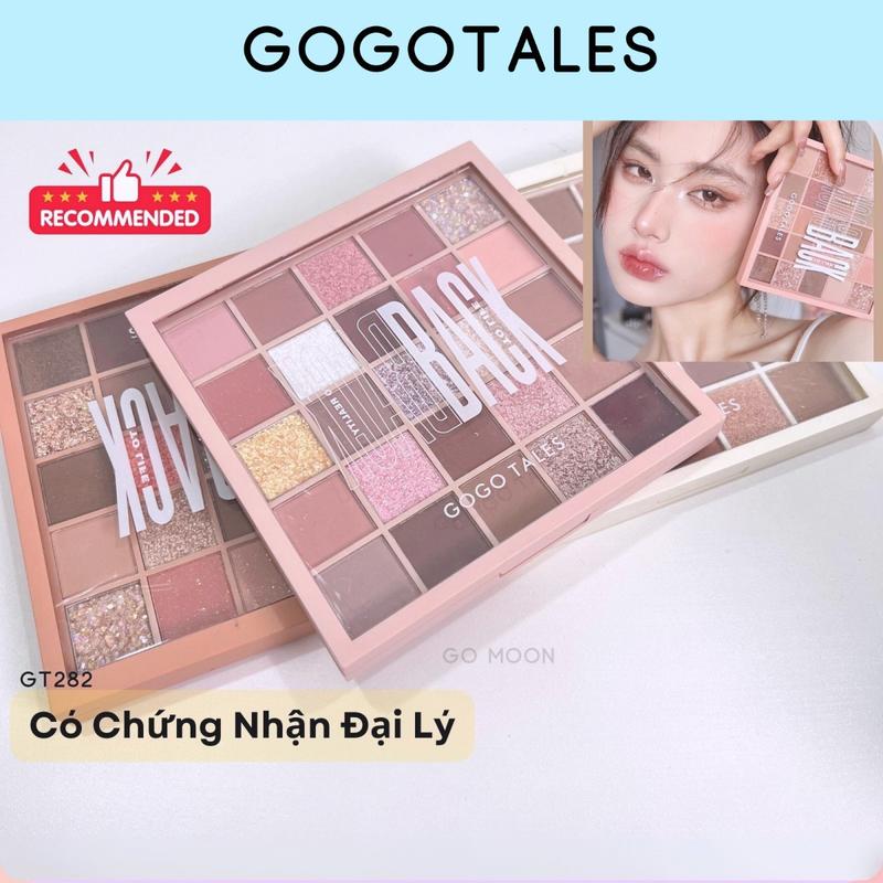 Gogo Tales Bảng phấn mắt 25 ô Gogo tales Back To Reality GT282 Nhũ lì, lâu trôi màu siêu đẹp Trang Điểm Eyeshadow Mỹ Phẩm Nữ