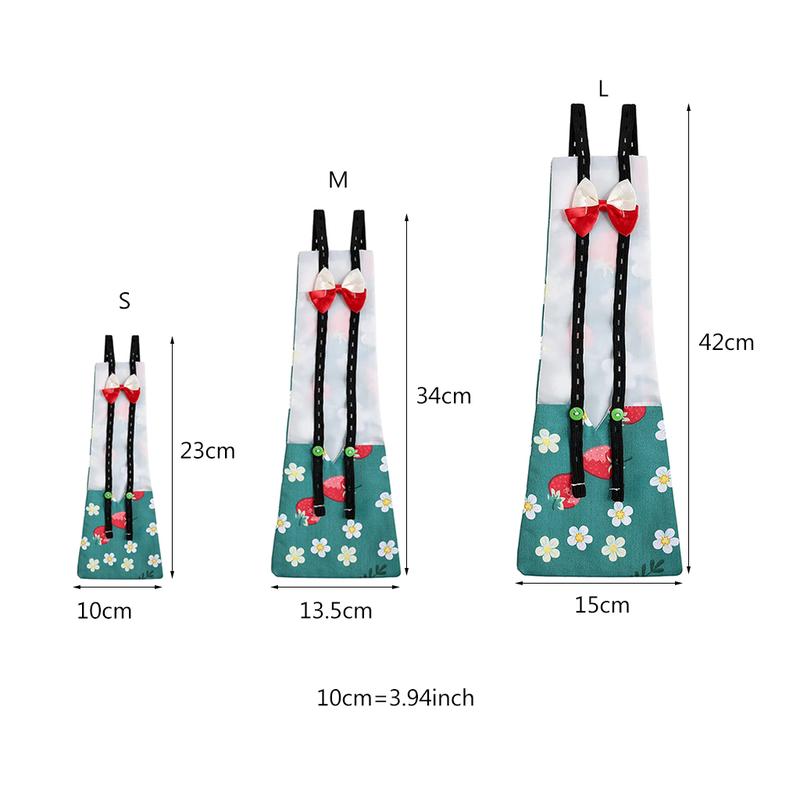 Product Introduction of Goose Diaper Adjustable Pet Clothes for Duck Reusable Poultry Costume Diapers Washable with Bow Decor for Chicken 0