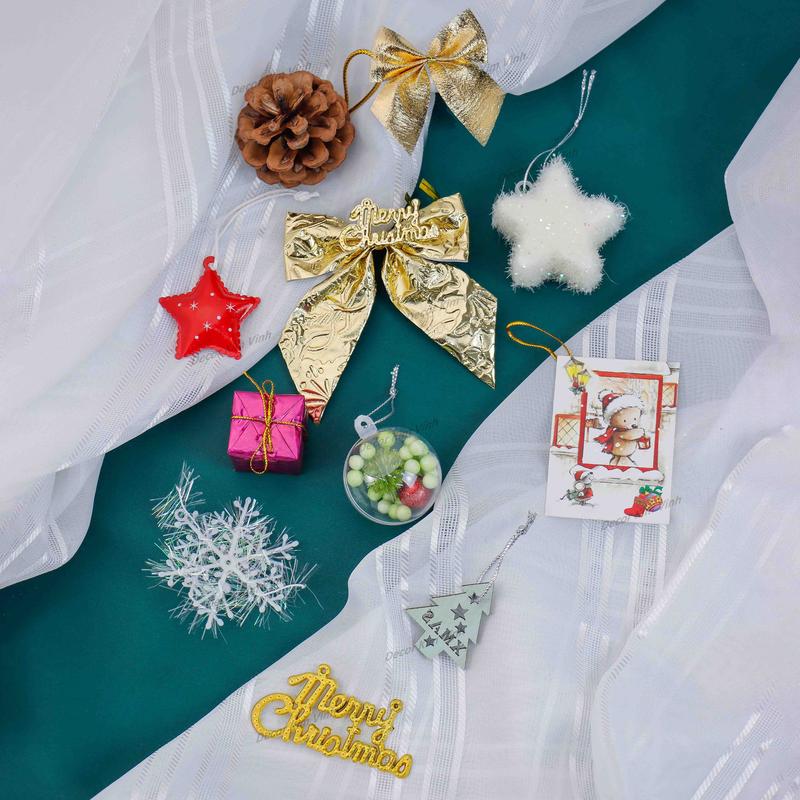  Set 10 Món Phụ Kiện Nhí E22 Trang Trí Noel Treo Cây Thông LIVE29 Nhiều Màu Xốp Bóng Nhựa Nhũ Kim Tuyến Kích Thước 3cm Phù Hợp Trang Trí Giáng Sinh 