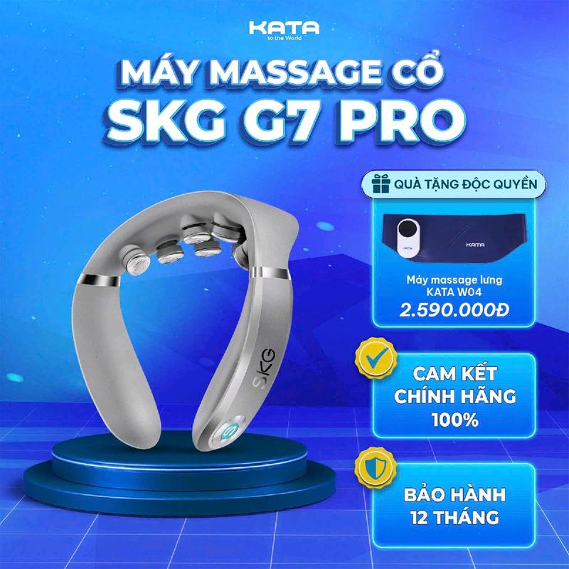 Máy massage cổ vai gáy KATA SKG G7 pro E kèm quà tặng | KATA Technology