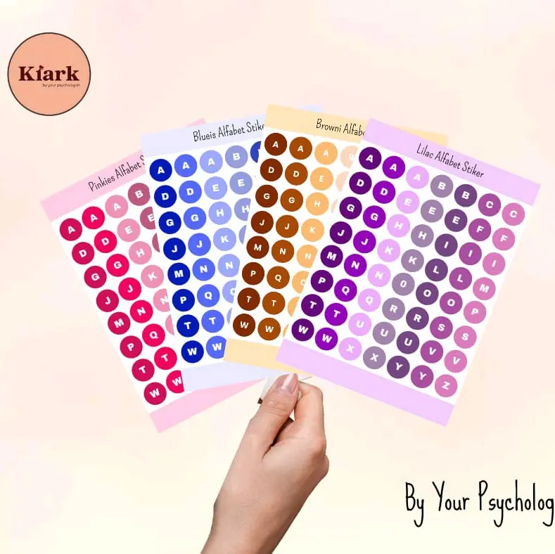 sticker alphabet scrapbook