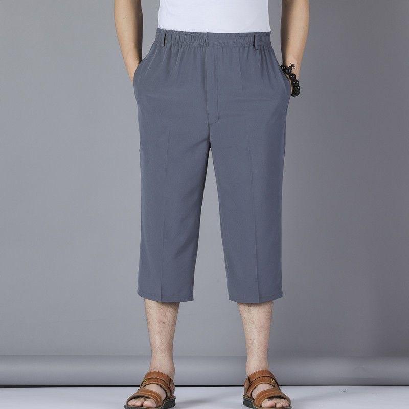 Quần Ngố Nam Trung Niên, Size Từ 40kg-90kg, Quần Cho Ông Cho Bố Cạp Chun, Chất Liệu Co giãn Thoải Mái, Ở Nhà, Thể Thao