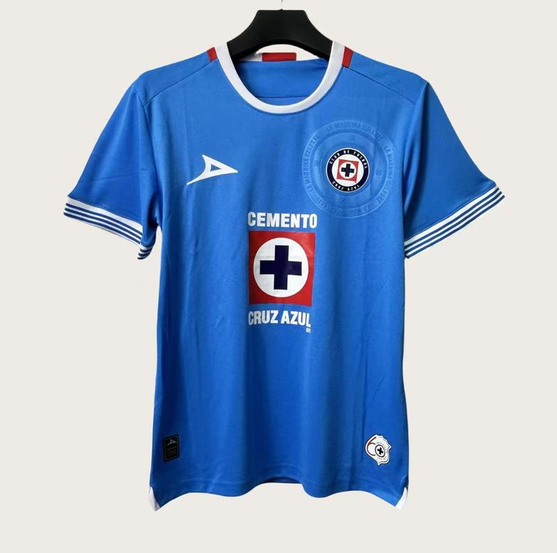 24/25 season Cruz Azul home fan football jersey / sports t-shirt / fan ...