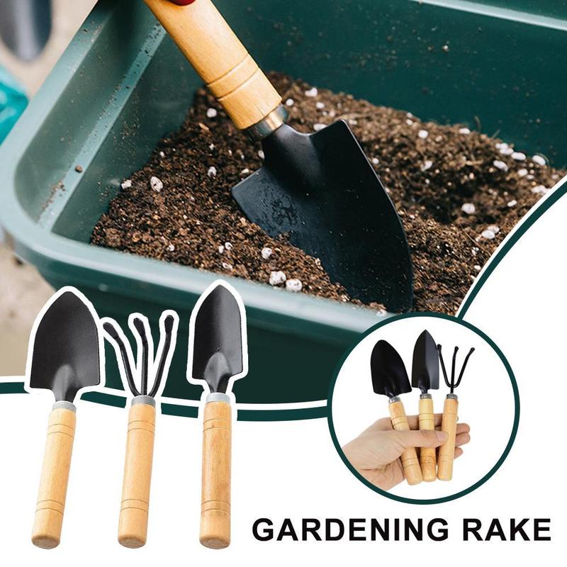 Product Introduction of 【Lowest Price】Garden Tools Three-piece Garden Rake For Planting Vegetables And Flowers Meaty Q9V3 29