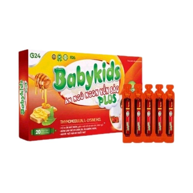 Siro yến sào Babykids plus ăn ngủ ngon cho bé từ 6 tháng 2