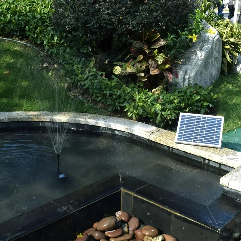 Solar Powered Water Fountain Pump, Bird Bath Pump with Replacement Spray Heads for Garden, Pond, Pool, Outdoor and Backyard 6