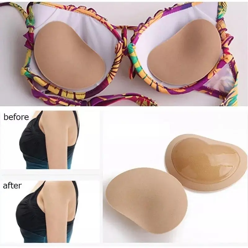 (BRA70) Bra pad busa tambahan silicone foam sepasang Bh 1