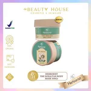 HERBORIST Teh Soeltan Body Mask 100gr | Masker Tubuh Antioksidan, Mencerahkan & Melembapkan