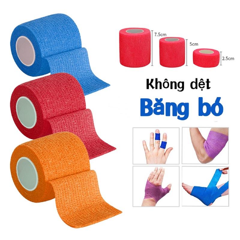 Băng keo thể thao,30 và 48 cuộn băng quấn cổ chân giày đá bóng quấn cổ tay cao su non tự dính đá bóng y tế chống chấn thương 2
