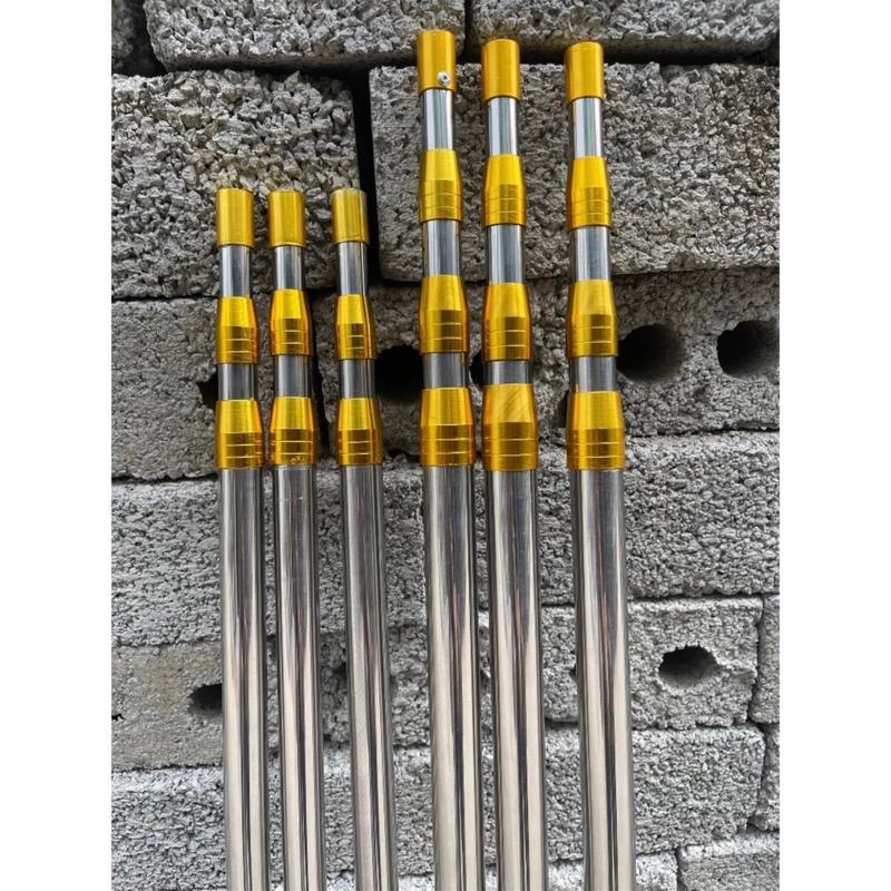  Innox Sào Treo Lồng Chim Inox 3m-7m Dụng cụ gậy hái quả sào hái trái cây hoa quả cắt cành trên cao Đủ Cỡ rút gọn như ý tiện lợi Chất liệu inox sáng bóng Độ dày 1mm Tặng kèm móc sào inox - Đi Câu 