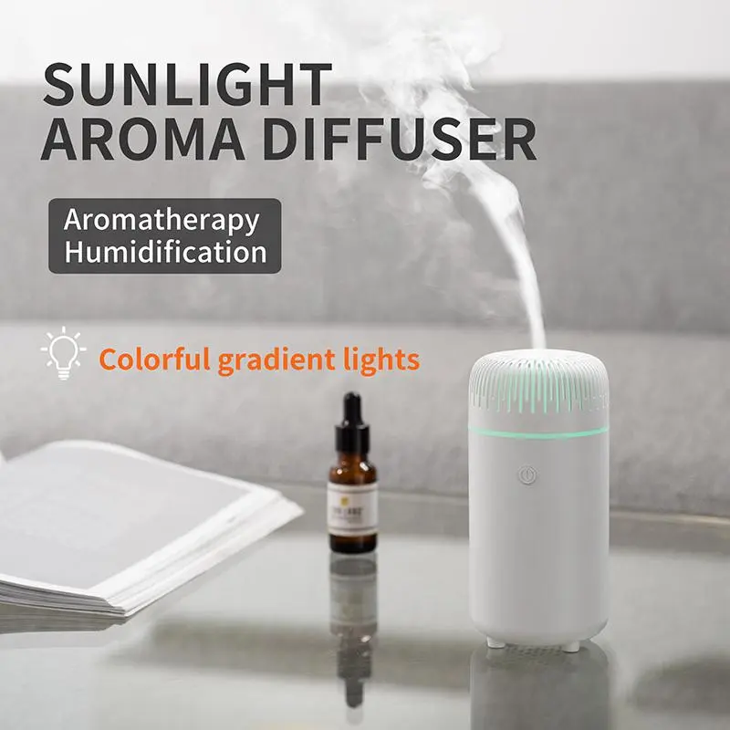 Car Air Freshener, USB Powered Car Aromatherapy Diffuser, 7 Color Changing Night Light Air Humidifier, Universal Car Accessories 8