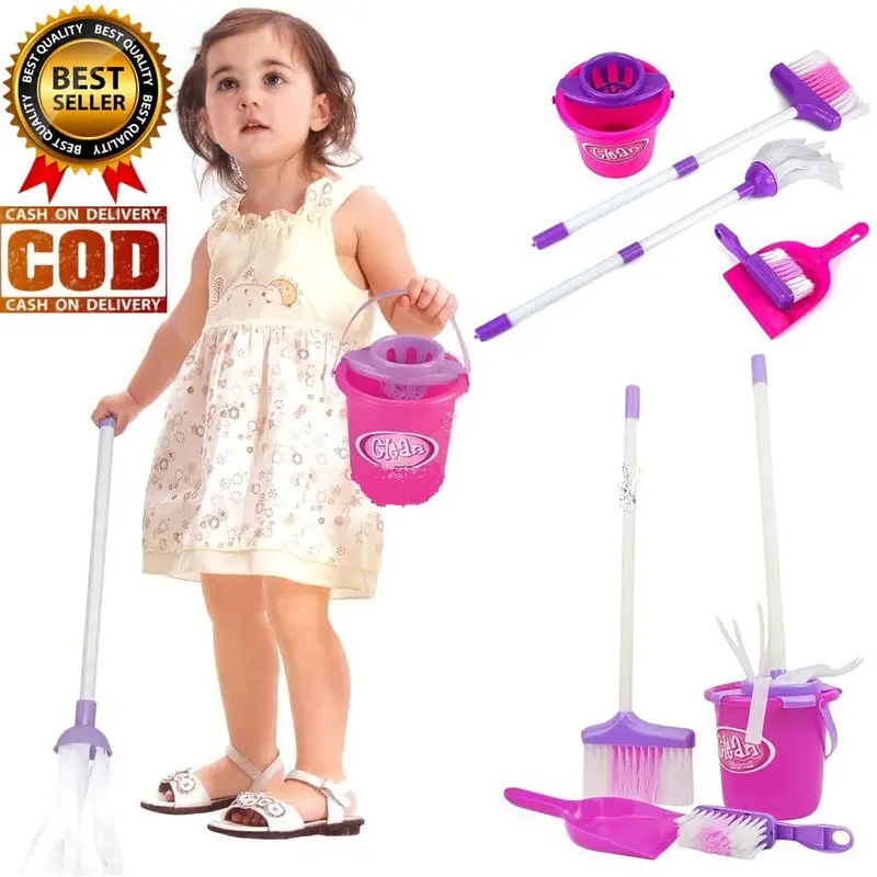MAINAN ANAK PEREMPUAN CLEANING SET KANTONG - MAINAN SAPU SAPUAN CLEANING CAR PROMO TERMURAH COD KLT 1