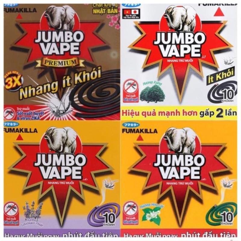 Combo 10 Hộp Nhang Muỗi JUMBO VAPE Cao Cấp 100 Khoanh