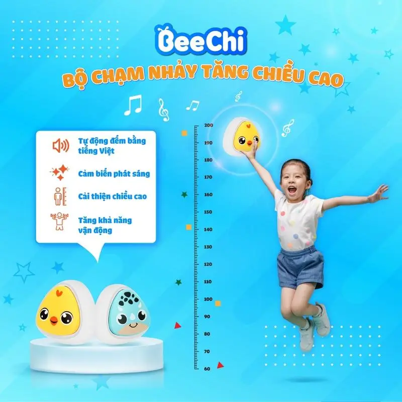 Bước vào những trải nghiệm mới! Bộ đếm tự động tăng chiều cao khi nhảy của trẻ Toy Đồ Chơi 2