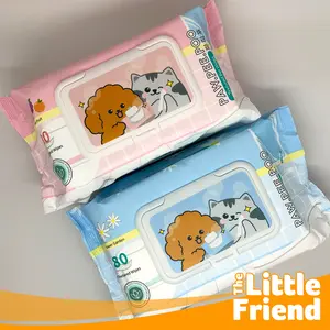 Tisu Basah Kucing Anjing Paw Pee Poo Pet Wet Wipes Tissue Untuk Mandi