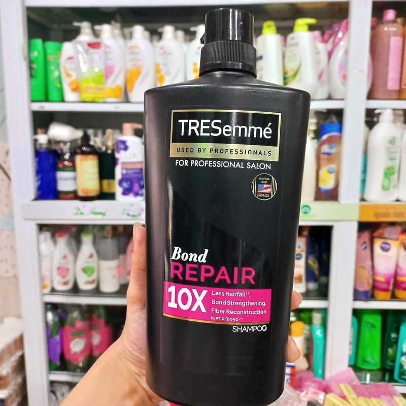 Dầu Gội TRESemme Rebond Repair 10X 850gr - màu đen