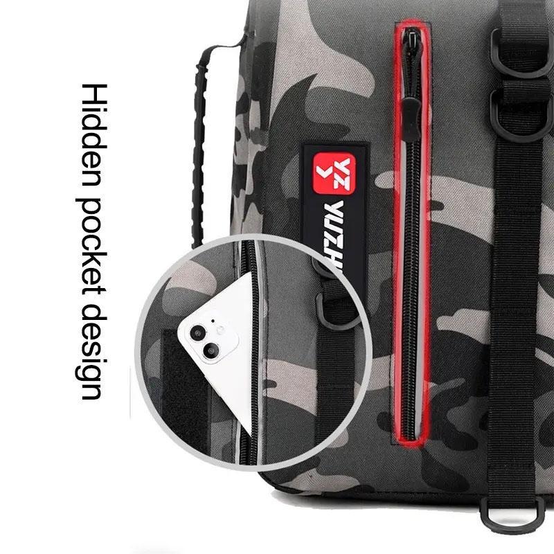 Product Introduction of Multifunctional Fishing Bag, Large Capacity Outdoor Shoulder Bag, Waterproof & Anti-scratch Fabric Fishing Bag, Fishing Accessories 5