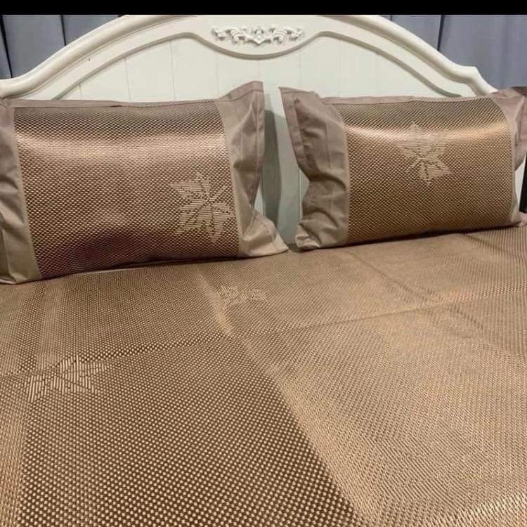 Chiếu mây Nhật điều hoà CHUN QUI CAO CẤP CHÍNH HÃNG tặng kèm 2 vỏ gối, chiếu 8 tấc, 9 tấc, 1m, 1m1, 2mx2m, chiếu ngoại cỡ, kíc thước khác