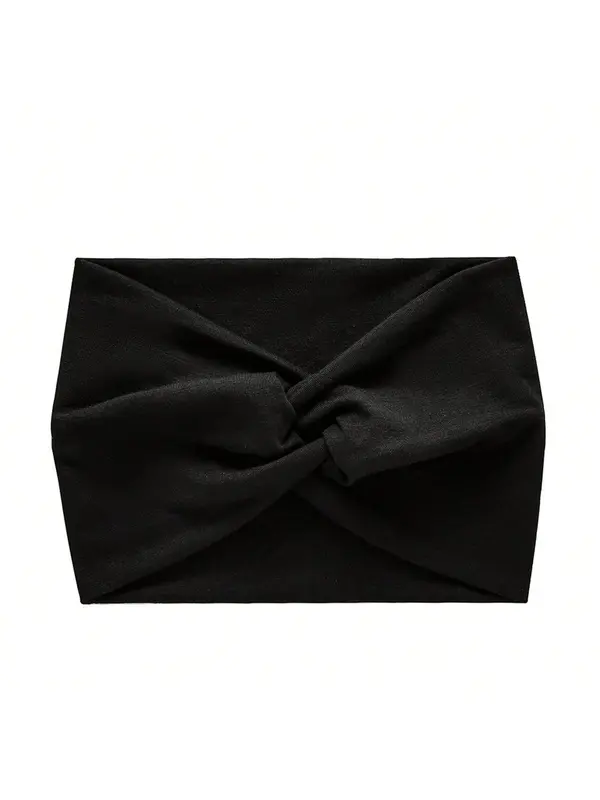 Women's Solid Color Hair Band, Casual Hair Accessories for Women & Girls, Minimalist Headwear Suitable for Thick Hair, Headbands Women, Knotted Headband 7