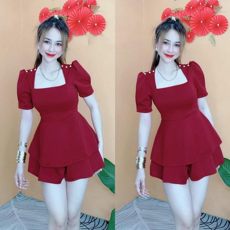 [ Mã H6] ĐỒ BỘ THUN 2 DA TÙNG XOÈ CÓ KÈM QUẦN GIẢ VÁY