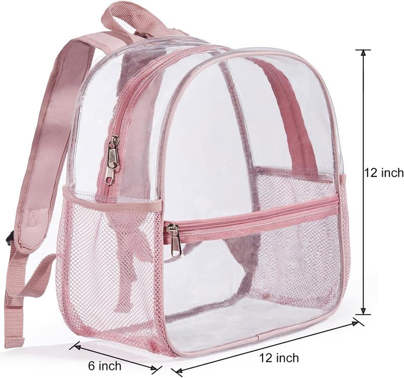 Clear backpack 12x12x6 best sale