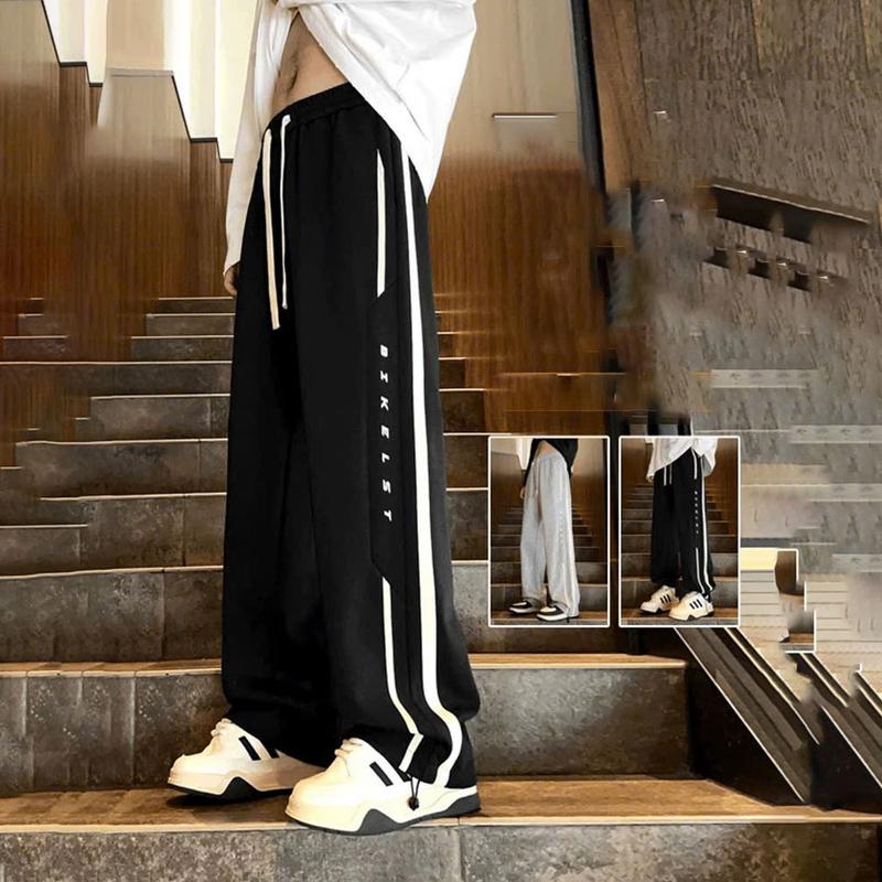 Quần Ống Rộng Dáng Suông Thêu BLACKST Unisex Quần Jogger Thể Thao Nam Nữ Vải Nỉ Cotton dày Hotrend Phong Cách Hàn Quốc Sport