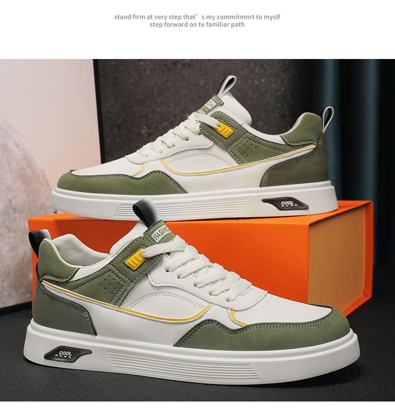 Product Introduction of Labor Protection Men's Shoes Summer 2025 New Waterproof Non-slip Leather Panel Shoes Men's Casual Sports Work White Trendy Shoes 15