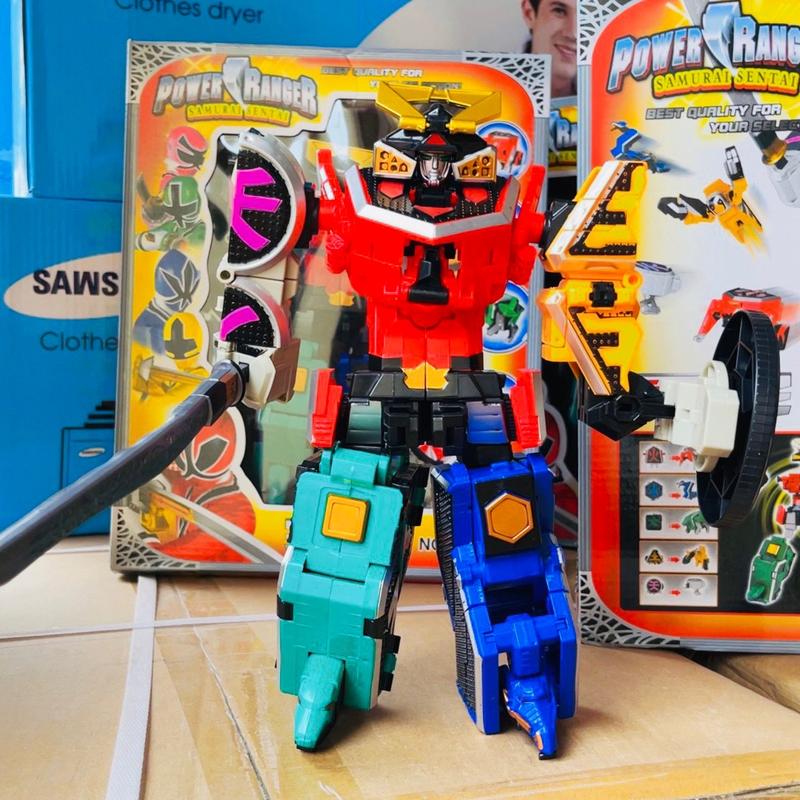Đồ Chơi Hợp Thể Siêu Nhân Thần Kiếm ￼Robot Siêu Nhân Thần Samurai No.LD7748 Toy Mô Hình
