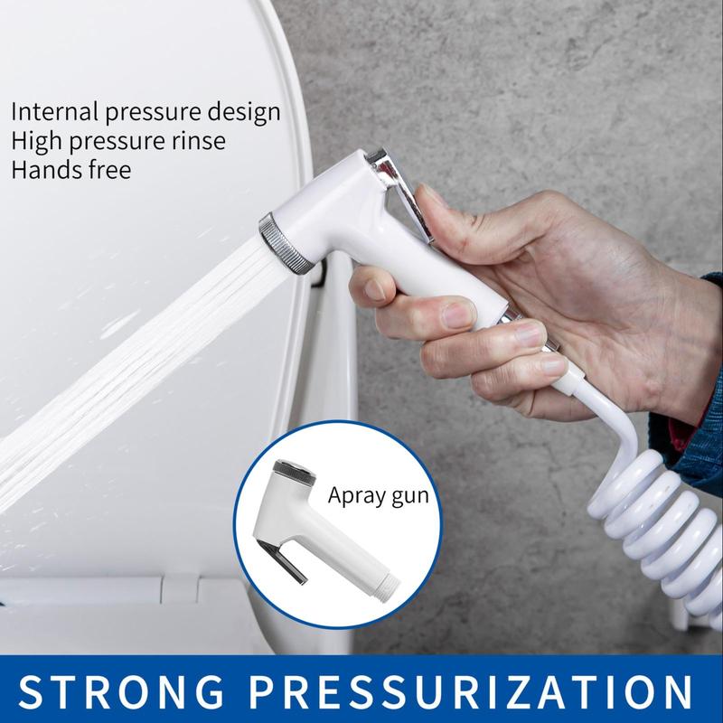 1 Set Handheld  Bathroom Bidet Water Sprayer, Multifunctional Barrier-free Water Sprayer, Flushing Drain Pipe For Bathing & Washing Clothes 6