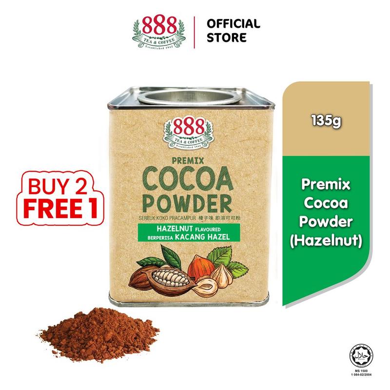 888 Premix Cocoa Powder - Hazelnut (135g) Koko - TikTok Shop Malaysia