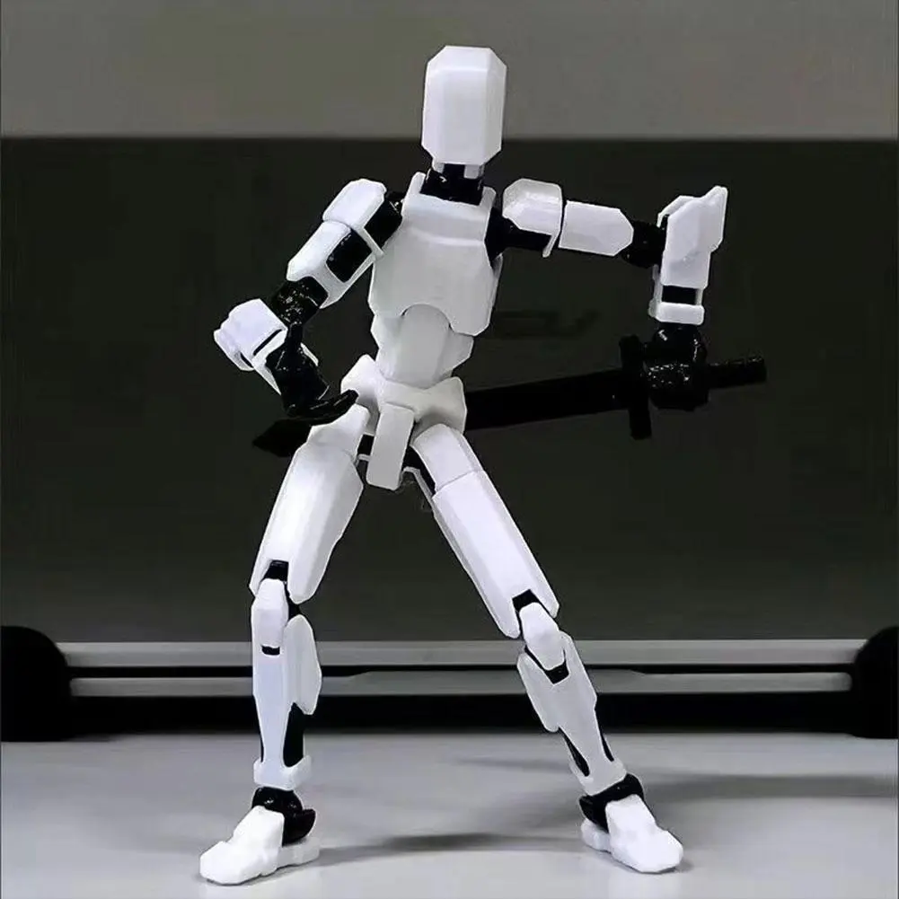 3D Printed Action Fiqure Decompressioy Multi-jointed Movable Fiqures Printed Mechanical Style