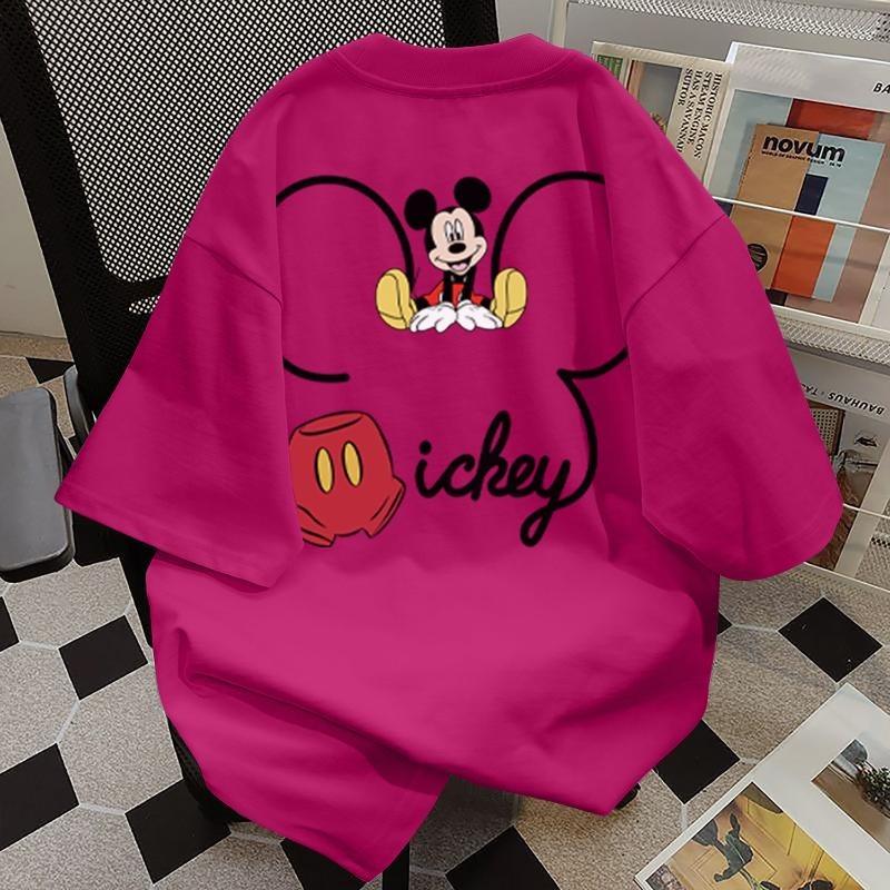 Product Introduction of Summer Casual Fun Cartoon Printing Design Loose Printing Crew Neck Short Sleeve T-Shirt Couple Top boxy  shirt oversized  shirt  men 11